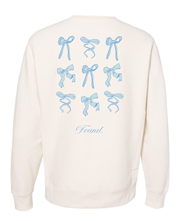 Found Bow Sweatshirt