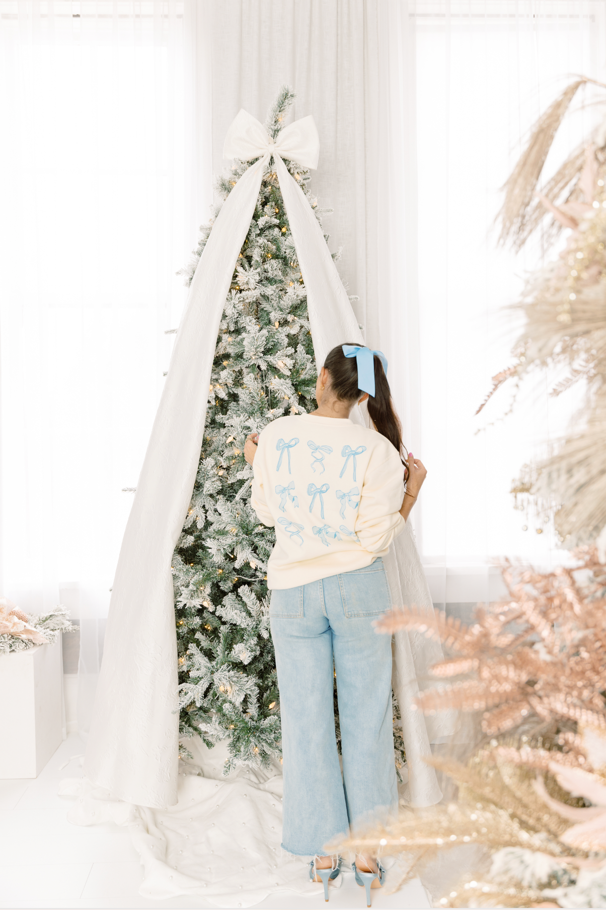 Found Bow Sweatshirt