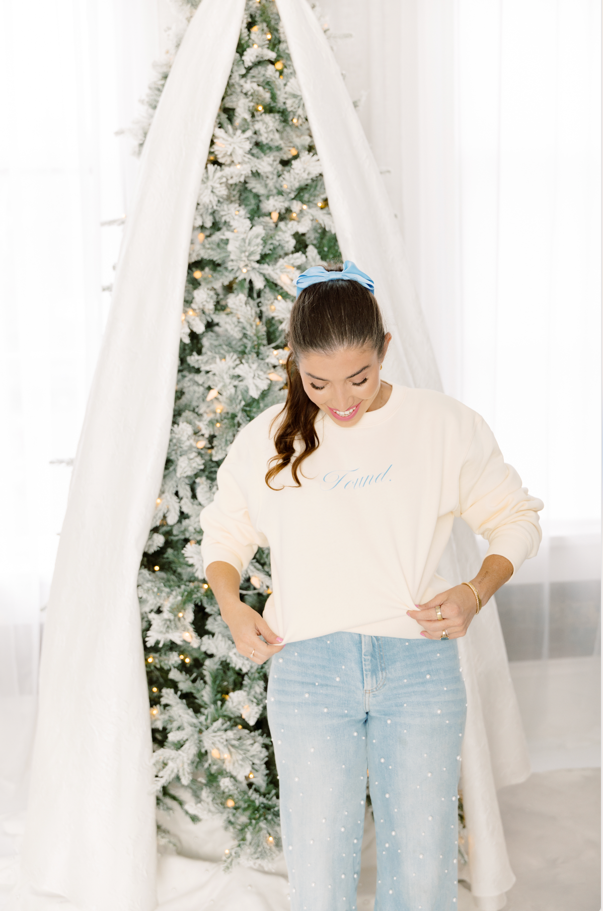 Found Bow Sweatshirt